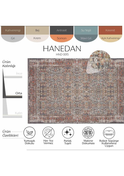 Hanedan Gri Halı Klasik Desenli Modern Ev Oda Halısı Etnik Desenli Vintage Halı Dokuma Salon Halısı fırsatları