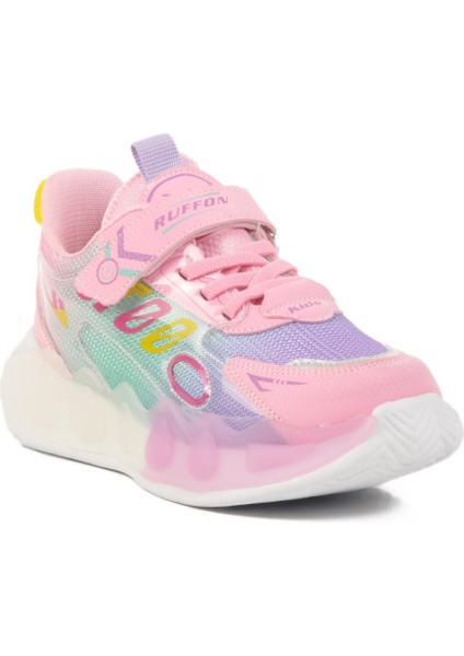 Pembe-Sarı Çocuk Spor Ayakkabı Ruffon 2480 F