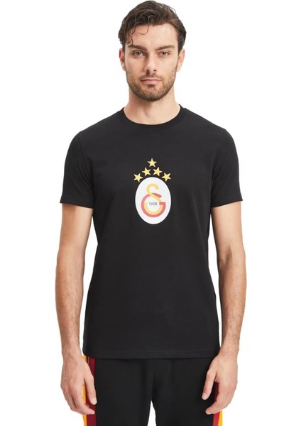 Orijinal Siyah 5 Yıldız T-Shirt Atkı Hediyeli