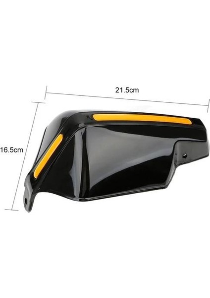 Universal Motosiklet Elcik Koruma Siyah Sarı SS01