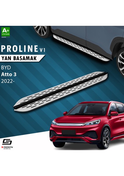 Byd Atto 3 Oem Still Pro V1 Aluminyum Yan Basamak 183 cm 2022 Üzeri