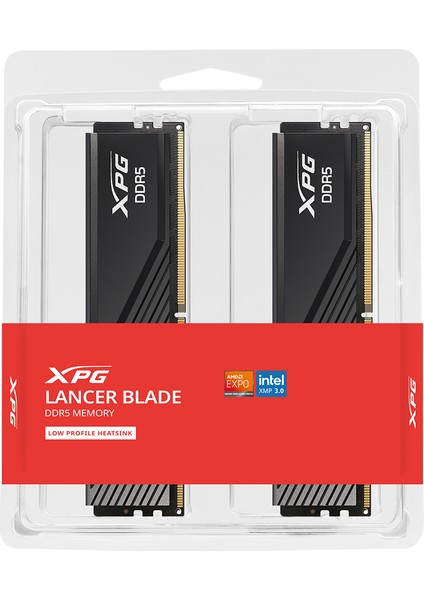 Lancer Blade 64GB (2X32) 6000MHZ CL30 Ddr5 Udımm Ram AX5U6000C3032G-DTLABBK