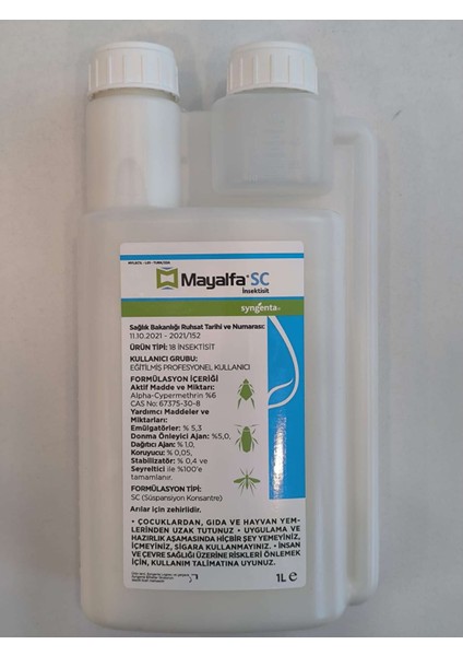 Mayalfa Sc Kokusuz Haşere Öldürücü | 1 Litre