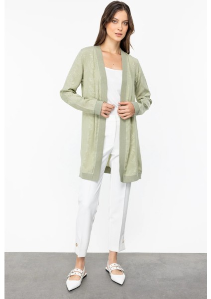 36978 Onteks Uzun Ribanalı Hırka