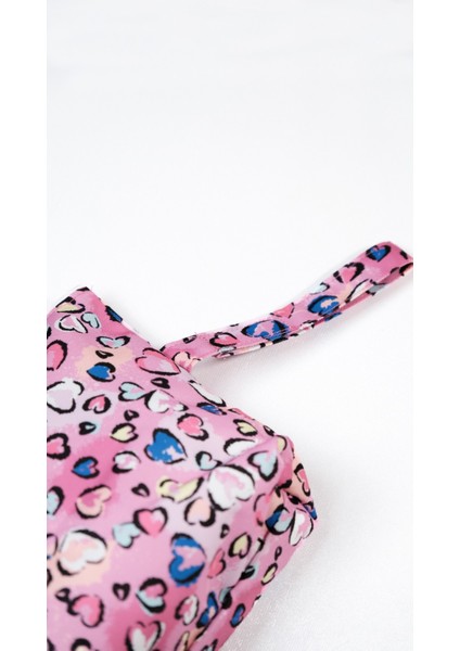 Makyaj Çantası ve Çok Amaçlı El Çantası Kalp Desenli fiyatları