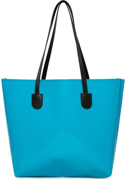 Krem Beach Bag Baskılı Plaj Çantası modelleri