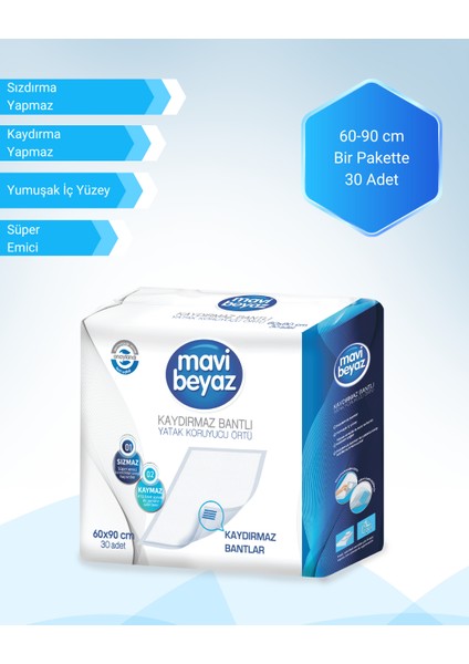 Yatak Koruyucu Örtü Kaydırmaz 30'lu