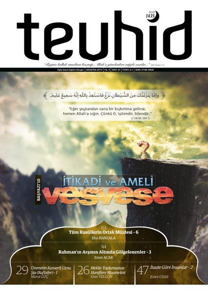 Tevhid Dergisi Sayı 31