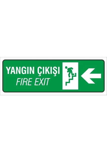 Iş Güvenliği Uyarı Levhası 12X34 Cm. (FD-1234-013)