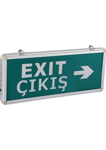 Sağ Yön Ledli Acil Çıkış Levhası Şarjlı CT-9166 (Kurumsal)