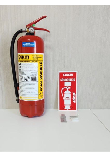 6 kg Köpüklü Yangın Söndürme Tüpü