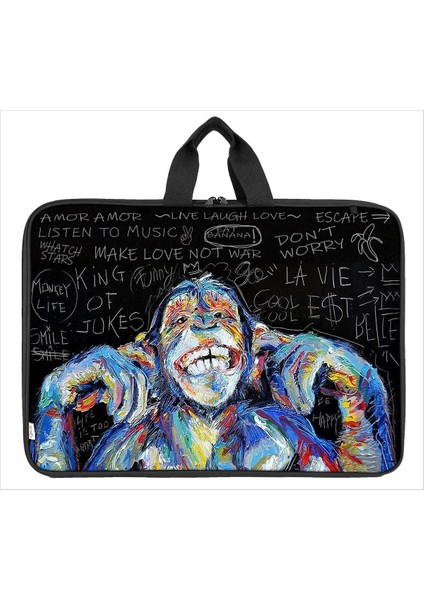 39X55CM Kırılmaz Su Geçirmez Kumaş Desenli Proje ve Resim Çantası
