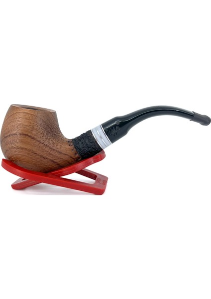 Bent Apple Erica Wood (Funda Kökü) Pipo 9 mm Filtreli El Yapımı - 2422