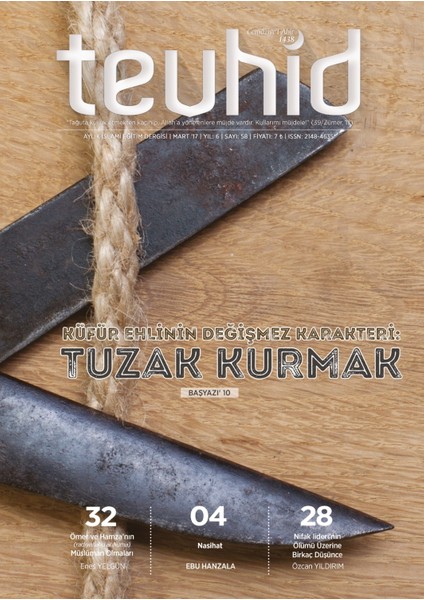 Tevhid Dergisi Sayı 58
