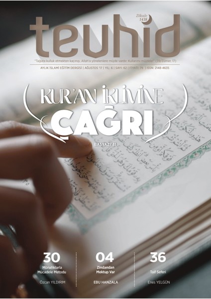 Tevhid Dergisi Sayı 62
