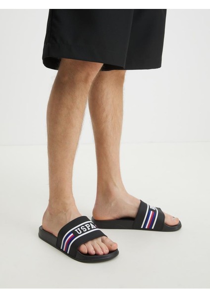 U.s.polo Assn Leon 4fx Siyah Günlük Spor Plaj Terliği modelleri
