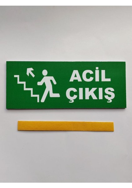 Acil Çıkış Tabelası Merdiven Sol Üst