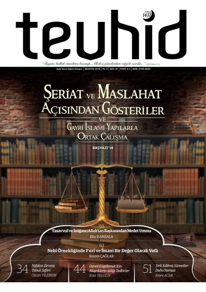 Tevhid Dergisi Sayı 51