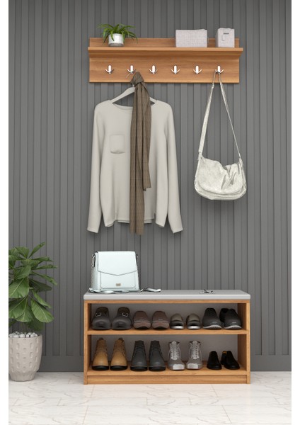 Asra Trend Puflu Ayakkabılık ve Askılık A-34