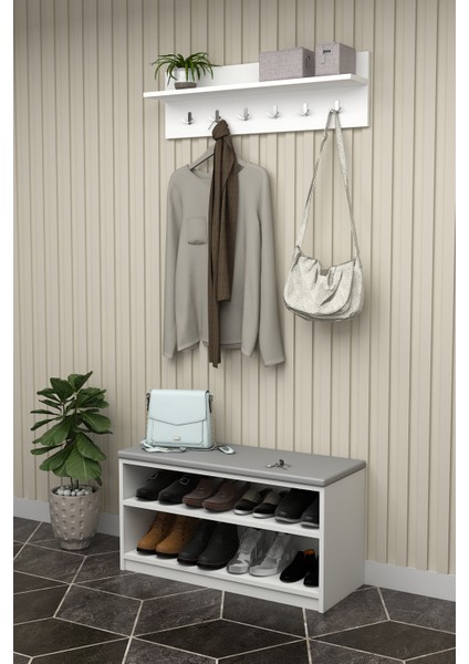 Asra Trend Puflu Ayakkabılık ve Askılık A-34 fiyatları