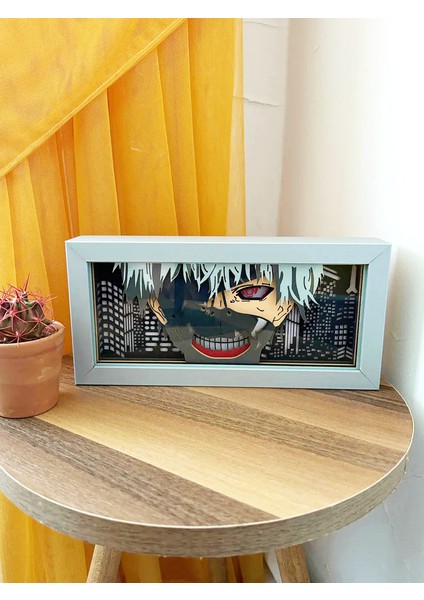 Dark Kaneki 3D Anime Lightbox Işıklı Kutu Tablo