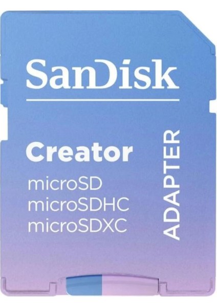 Creator 256GB 190/130MB/S Microsdxc Uhs-I A2 V30 Adaptörlü Hafıza Kartı SDSQXAV-256G-IN6MS modelleri