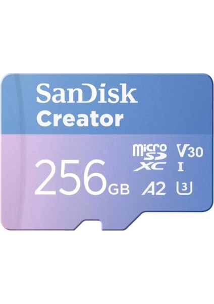 Creator 256GB 190/130MB/S Microsdxc Uhs-I A2 V30 Adaptörlü Hafıza Kartı SDSQXAV-256G-IN6MS indirimleri