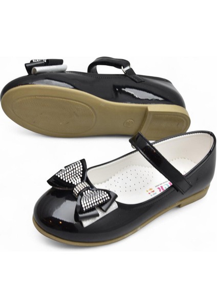 5952 Rahat Taban Tokalı Kız Çocuk Babet Ayakkabı Düğün Abiye Nişan Ayakkabısı modelleri