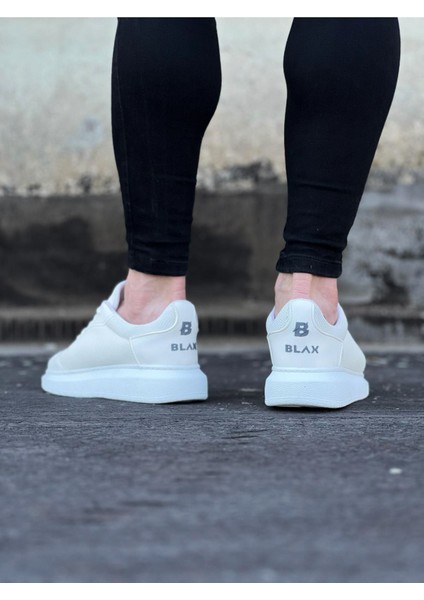 WG019 Bej Triko Erkek Casual Ayakkabı