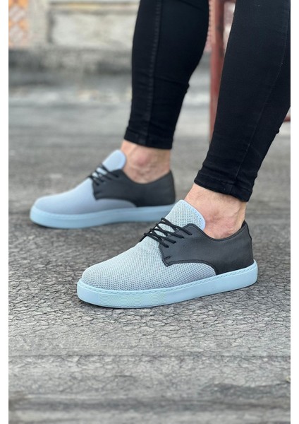 WG016 Siyah Triko Erkek Casual Ayakkabı
