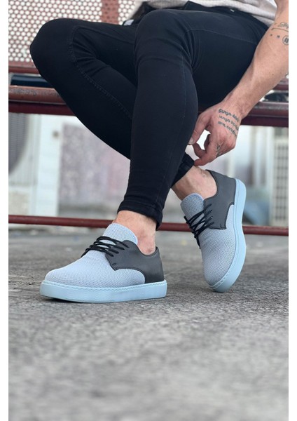 WG016 Siyah Triko Erkek Casual Ayakkabı