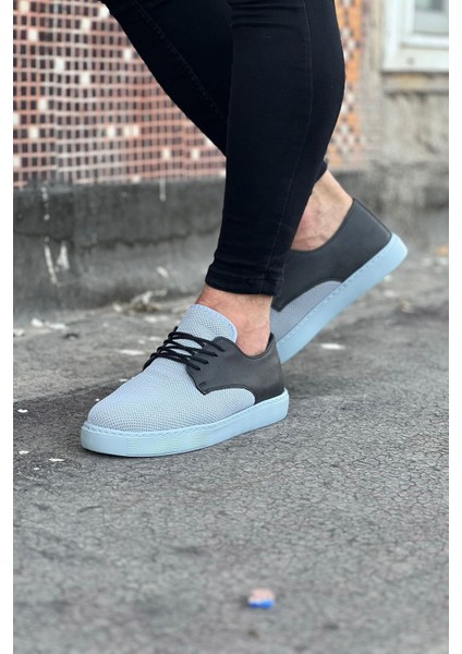 WG016 Siyah Triko Erkek Casual Ayakkabı