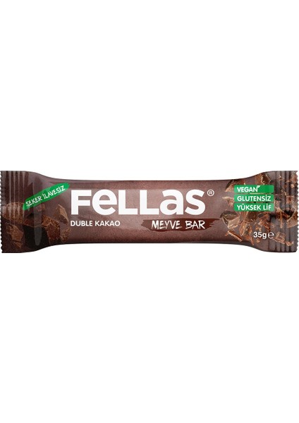 Meyve Bar - Duble Kakao Protein Bar 35 gr x 12 Adet