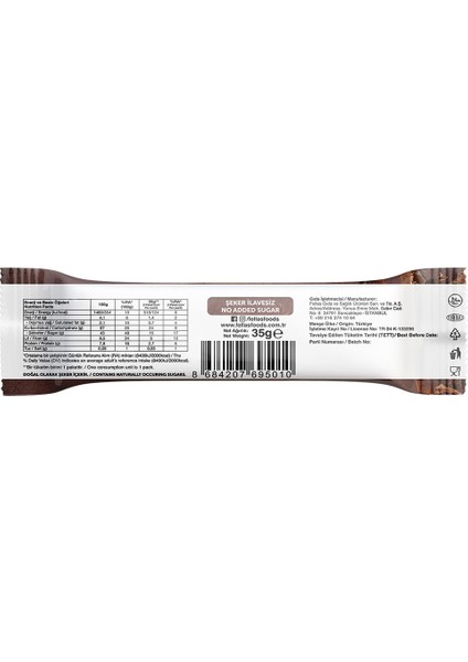 Meyve Bar - Duble Kakao Protein Bar 35 gr x 12 Adet