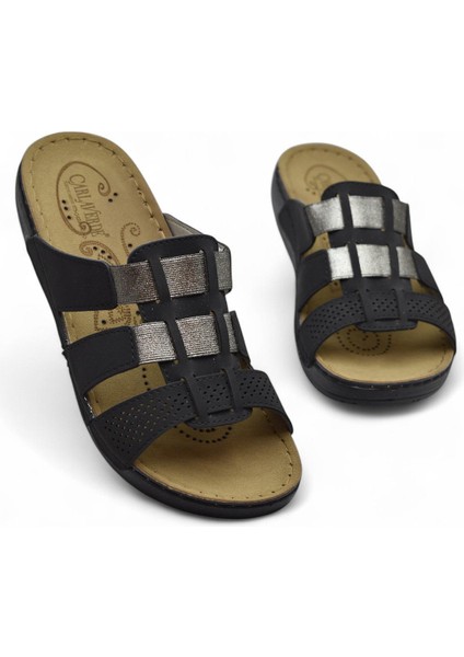 150988 Cv Tam Ortopedik Taban Günlük Kadın Terlik Sandalet Lastik Yanlar modelleri