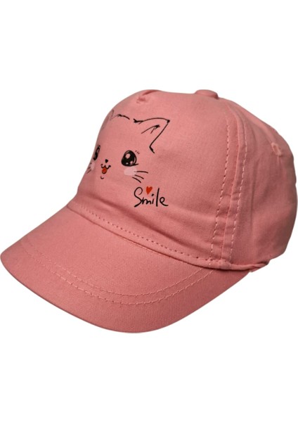 Spteks Kitti 0-18 Aylık Kız Çocuk Pembe Renk Baskı Figürlü Yazlık Şapka indirimleri