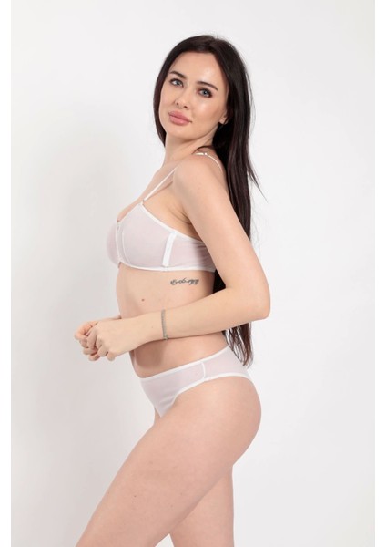 - Beyaz Tül Sütyen Takım - 881 fırsatları