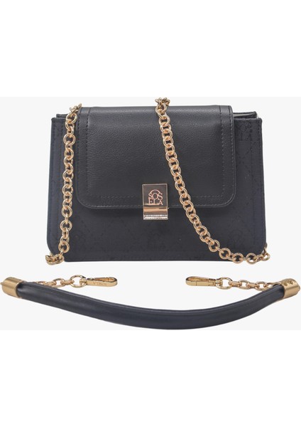 67-7135 Kadın Ryan Kumaş Siyah Çarpraz Askılı Çanta modelleri