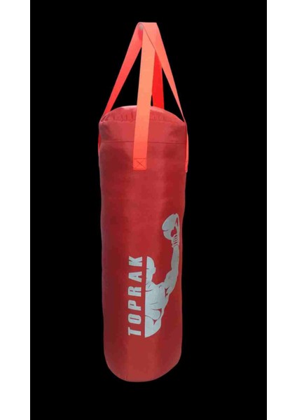 Boks Torbası Eldiven ve Karabina Hediyeli Içi Dolu 45X18 cm Siyah