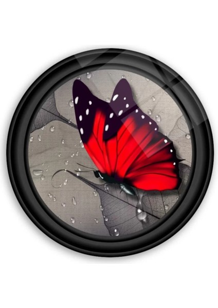 Marsilyan- Kelebek Yuvarlak Cam Tablo fiyatları