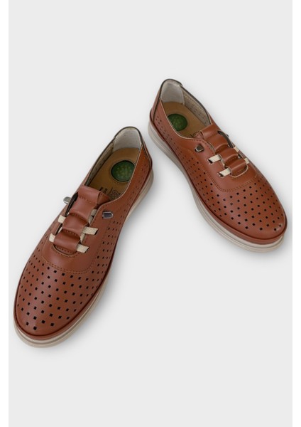 Kadın Günlük Hafif Mevsimlik Rahat Akıllı Bağcık Ortopedik Casual Ayakkabı TABA modelleri