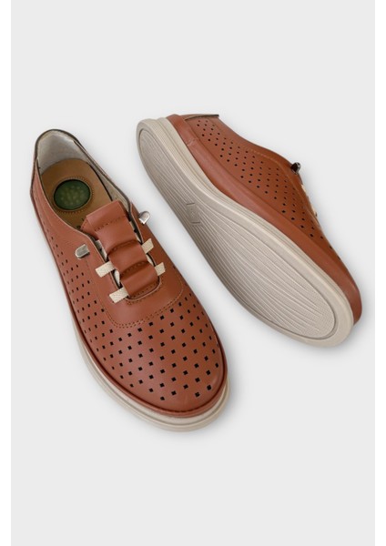 Kadın Günlük Hafif Mevsimlik Rahat Akıllı Bağcık Ortopedik Casual Ayakkabı TABA fırsatları