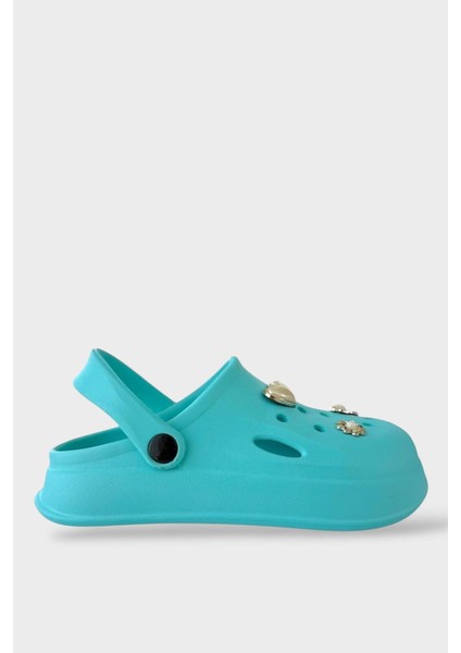 Rahat Taban Kadın Sandalet SU YEŞİLİ