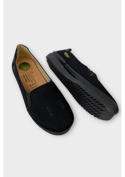 Kadın Günlük Hafif Mevsimlik Rahat Ortopedik Casual Ayakkabı Siyah - Krem