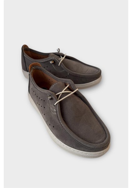 Kadın Günlük Hafif Mevsimlik Rahat Tam Ortopedik Casual Süet Ayakkabı FÜME fiyatları