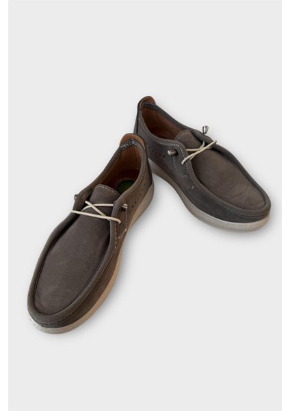 Kadın Günlük Hafif Mevsimlik Rahat Tam Ortopedik Casual Süet Ayakkabı FÜME modelleri