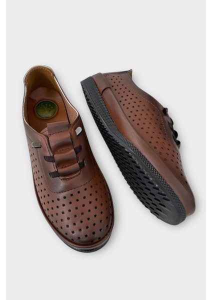 Kadın Günlük Hafif Mevsimlik Rahat Akıllı Bağcık Ortopedik Casual Ayakkabı KAHVERENGİ fırsatları