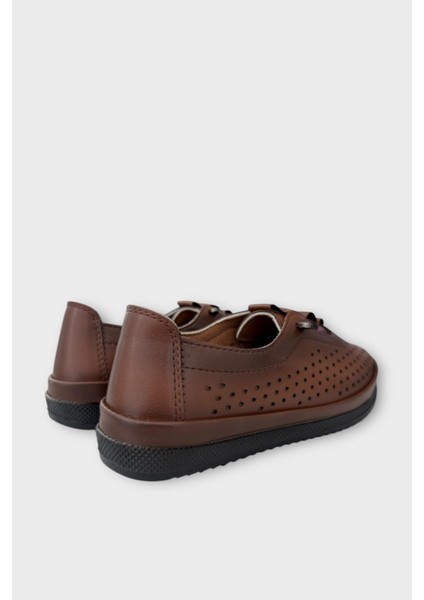 Kadın Günlük Hafif Mevsimlik Rahat Akıllı Bağcık Ortopedik Casual Ayakkabı KAHVERENGİ indirimleri