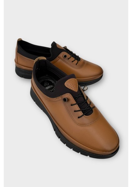 Ortopedik Ultra Rahat Günlük Kadın Ayakkabı TABA - SİYAH