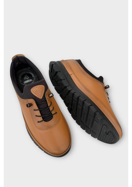 Ortopedik Ultra Rahat Günlük Kadın Ayakkabı TABA - SİYAH